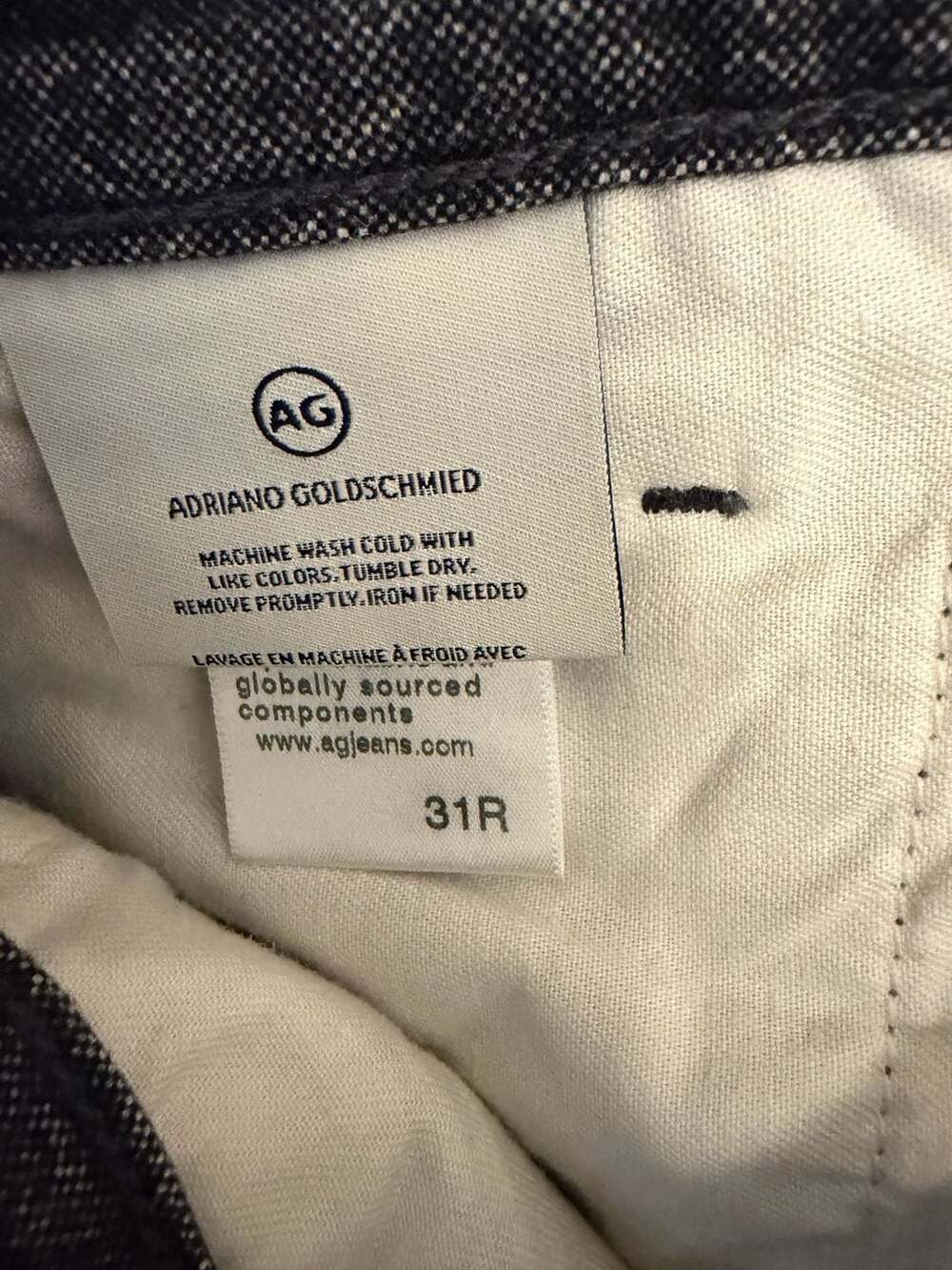 AG Adriano Goldschmied The Marshall Slim Chino Dark Blue - Picture 7 of 7